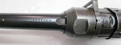 8 MP40 584 Barrel part number - this is not a serial number - barrel was replaced in hte field - E